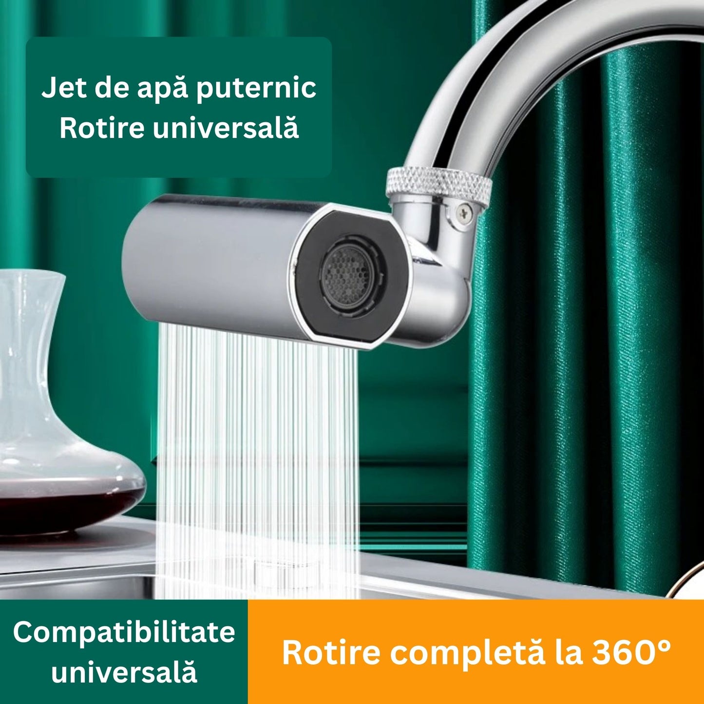 SprayFlex™ - Adaptor PREMIUM pentru bucătăria și baia ta!