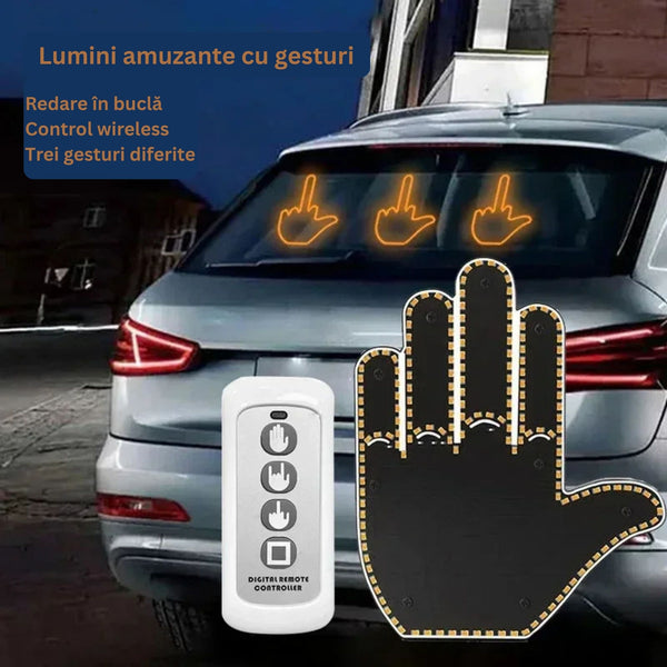 Lumini LED cu Mesaje Haioase pentru Mașină