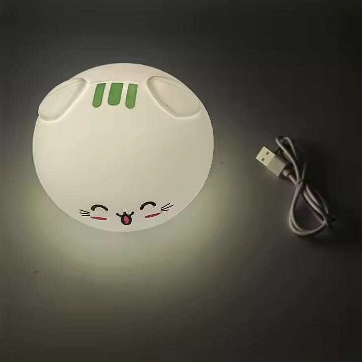 Lampă din Silicon RGB cu Încărcare USB- Noul partener preferat al copilului tău!