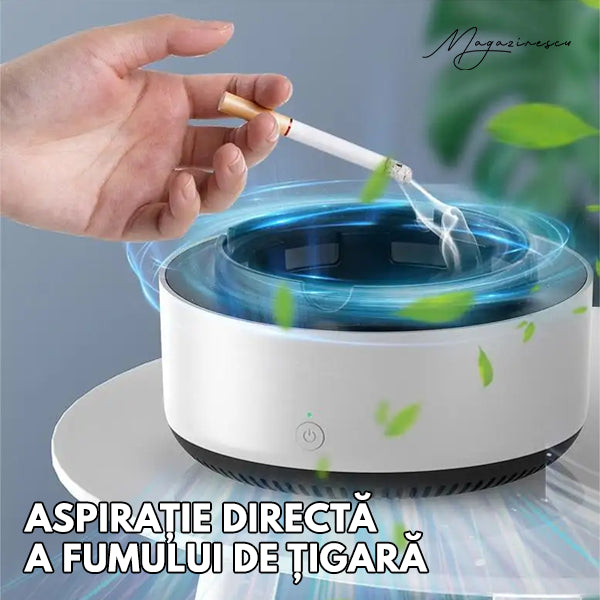 Scrumieră electrică cu aspirație SmokeesTM