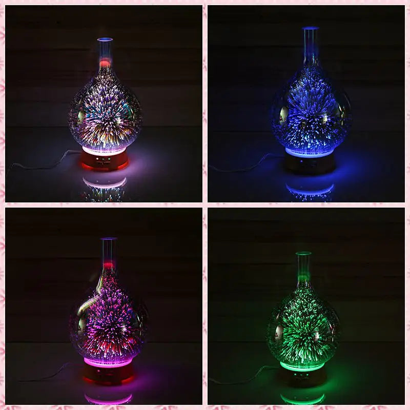 Umidificator + Lampă 3D Premium - Crează o atmosferă grozavă în dormitor!