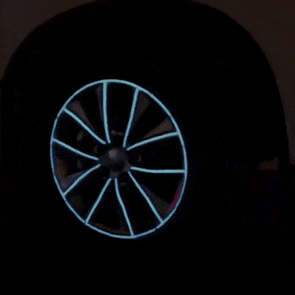 Bandă reflectorizantă decorativă pentru jante