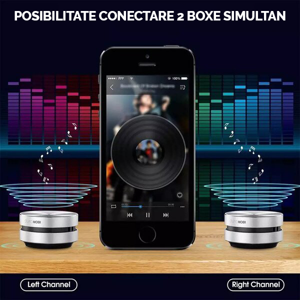 Boxă AnythingSpeaker - Transformă orice suprafață în difuzor!