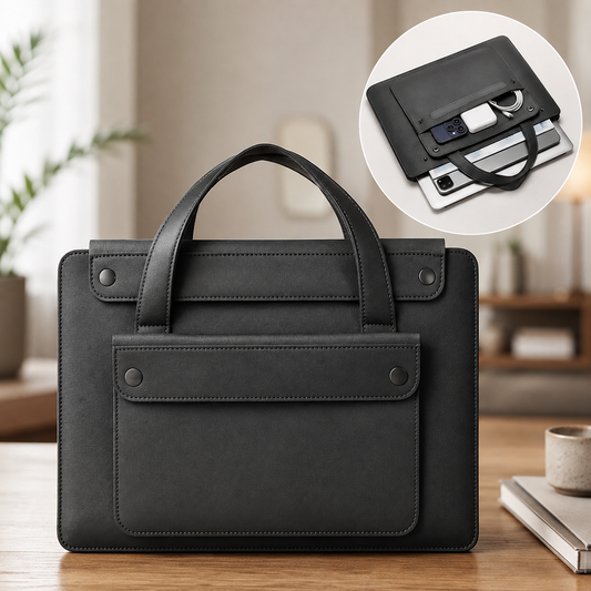 Geantă Premium din piele pentru Laptop – Elegantă și Rezistentă la Apă