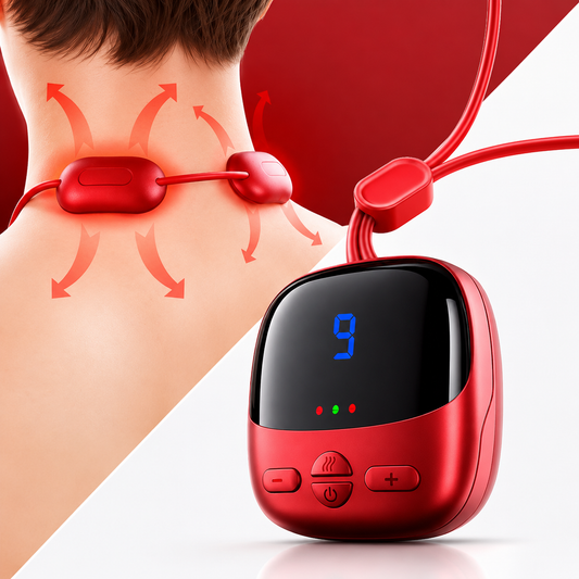 CerviRelax™ – Dispozitiv Portabil cu Impulsuri EMS și Încălzire pentru Relaxarea Gâtului