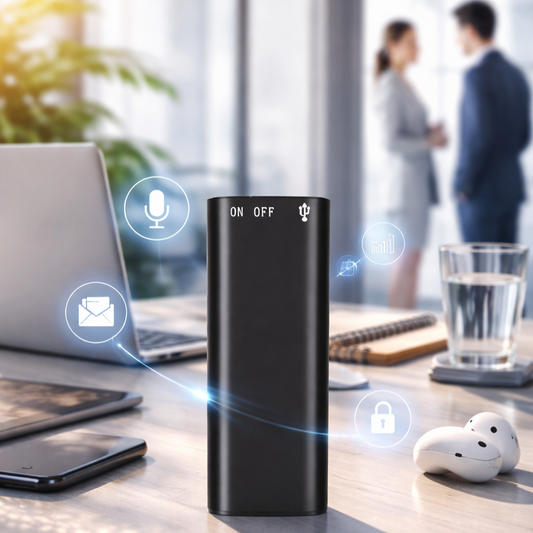 Mini Reportofon Inteligent NanoVoice 8GB – Memoria Ta Infailibilă & Martorul Tău Tăcut