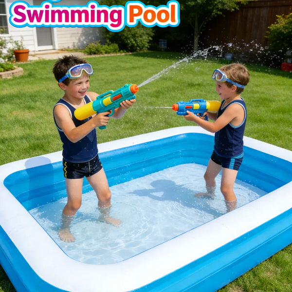 Piscină gonflabilă familială mare dreptunghiulară