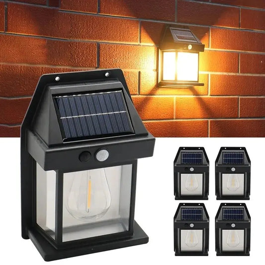Felinar solar cu senzor SunGuard™ - Iluminează-ți inteligent casa și curtea!