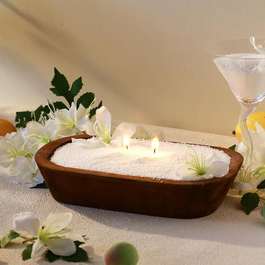 Ceară Perlată ,,SandCandle" pentru Lumânări – Atmosferă Caldă și Relaxantă - Bonus 10 Fitile!