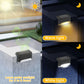 Set 4 Lămpi solare lumină caldă cu unghi de 90° - Pentru o casă și curte deosebită!